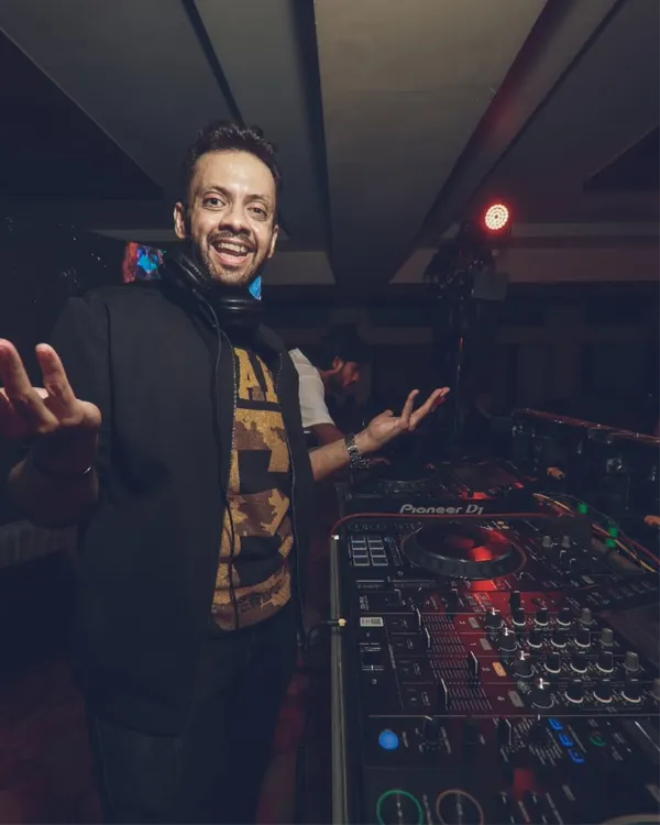 That feeling when the beat drops and the crowd goes wild. This is me in my element, curating vibes for a packed house at a friendship day party.