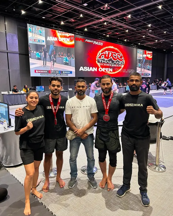 Our team at the ADCC Asian Open in Thailand. We traveled to compete against some of the best in the region and came back with valuable experience and medals.