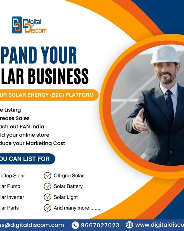 I created this platform to help you expand your solar business. By listing with me for free, you can build your online store, reach customers across India, and reduce your marketing costs, allowing you to focus on what you do best: selling quality solar products.