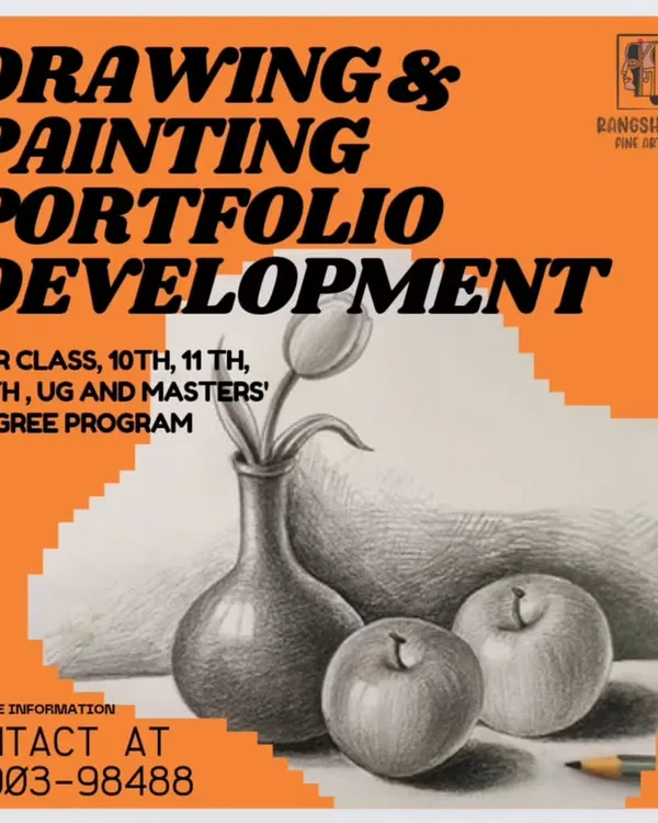 Our portfolio development program is designed for students in classes 10th, 11th, 12th, and those pursuing UG or Master's degrees. We focus on creating a body of work that showcases your unique skills and creativity.