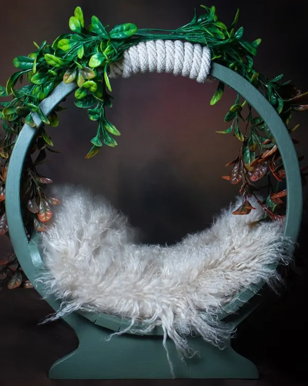 A look at one of my newest props, a beautiful green circular stand with floral details. I am always adding new and unique props to my collection for you to choose from.