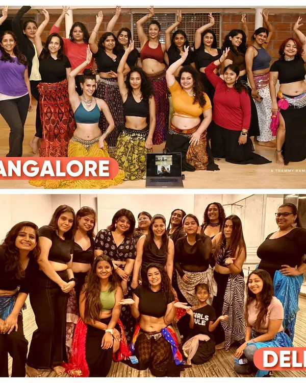 An evening of shimmying and smiles at our belly dance workshops in Bangalore and Delhi! Thank you to everyone who joined us and brought such amazing energy.