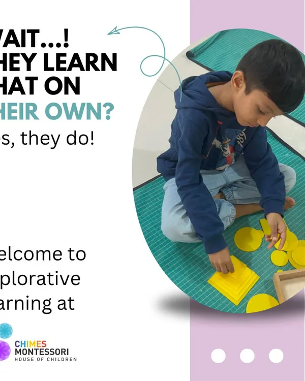 A child learns about geometric shapes not from a book, but by physically handling and sorting them. This is explorative learning in its purest form.