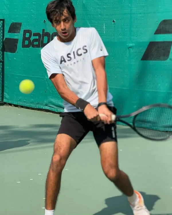 This is the intensity we bring to every session. Our coaching focuses on perfecting your technique, like this powerful forehand, through disciplined repetition to build muscle memory and on-court confidence.