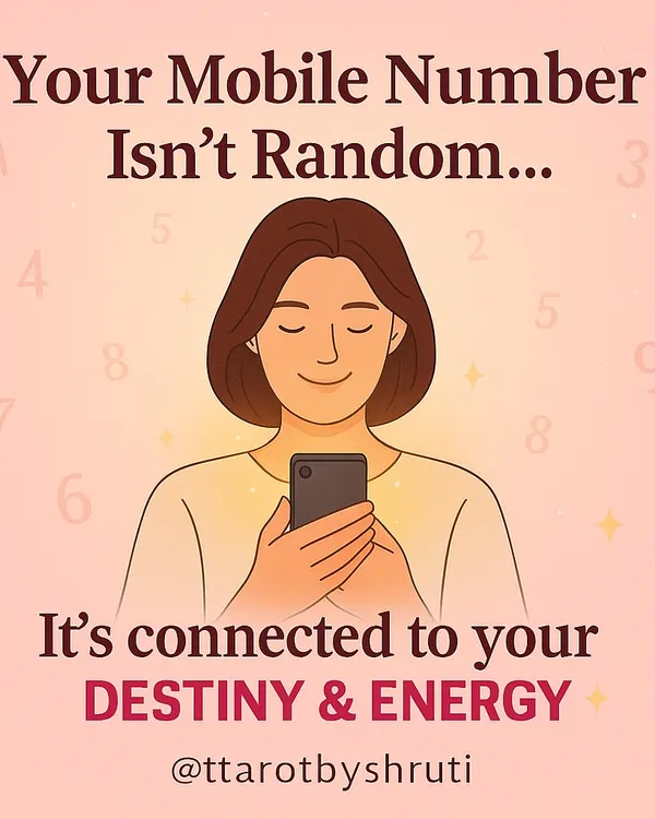Your mobile number is not just a set of random digits. I believe it carries a unique energy that is connected to your destiny. In a mobile numerology reading, I analyze these vibrations to see if they are attracting success and positivity or creating hidden blocks in your life.