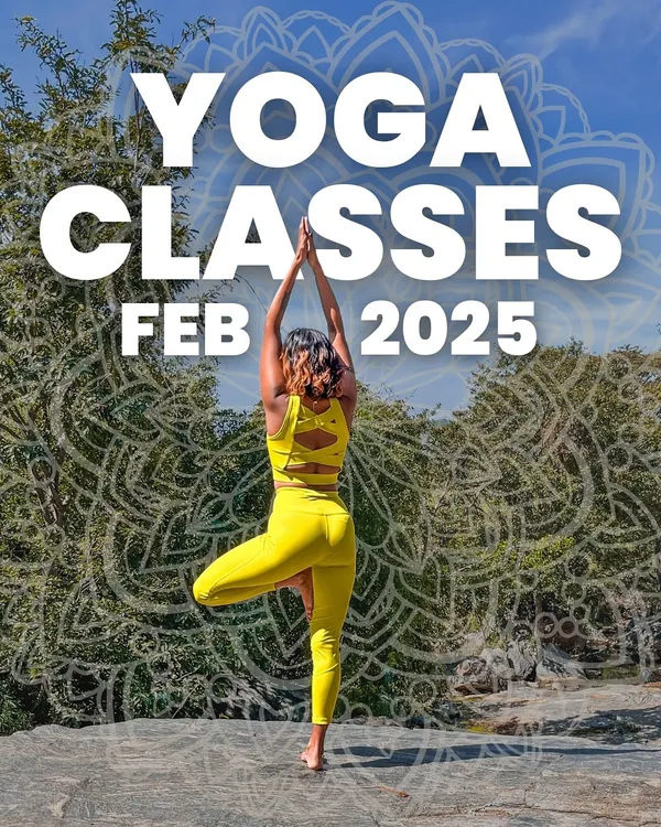 Announcing my February 2025 yoga classes. This is your invitation to begin or continue your yoga journey with me.