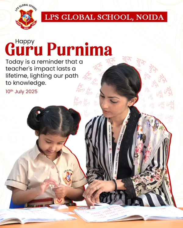On Guru Purnima, we celebrate the timeless bond between teachers and students. This image of a teacher guiding a young student captures the essence of mentorship that we cherish.