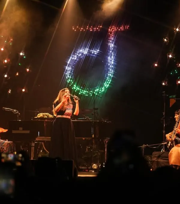 A magical moment of collaboration. Jacob Collier is joined on stage by Anoushka Shankar and Varijashree Venugopal during his India tour, creating a one-of-a-kind musical experience.