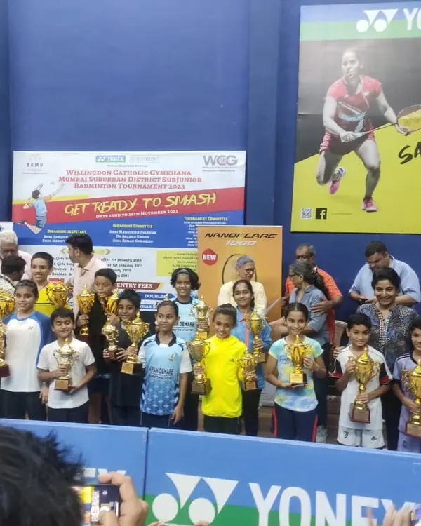 A huge congratulations to our junior champions at the Wellingdon Catholic Gymkhana District Tournament. Ajinkya secured a gold medal in the under-11 boys singles, and Khanak was a semi-finalist in the girls' event, both displaying incredible talent.