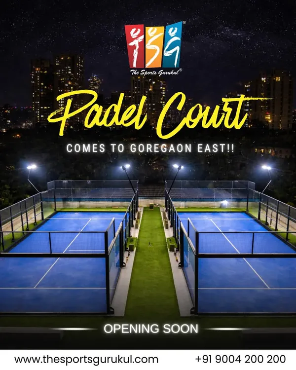 We are bringing the global padel craze to India with professionally designed courts. This upcoming facility in Goregaon features two enclosed padel courts with artificial grass and sand infill, built to international specifications for the perfect bounce and play.