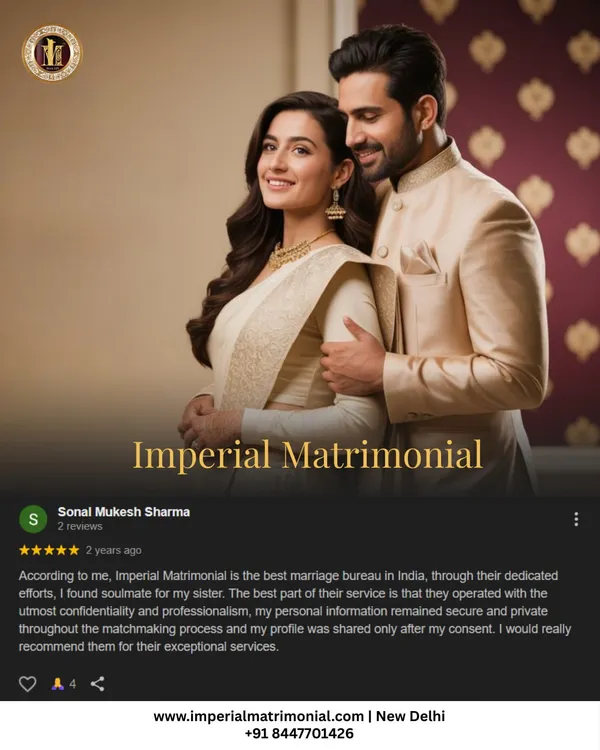 A client shares their experience finding a soulmate for their sister, praising our dedicated efforts and utmost confidentiality. Their profile was shared only after consent, highlighting our secure and professional process.