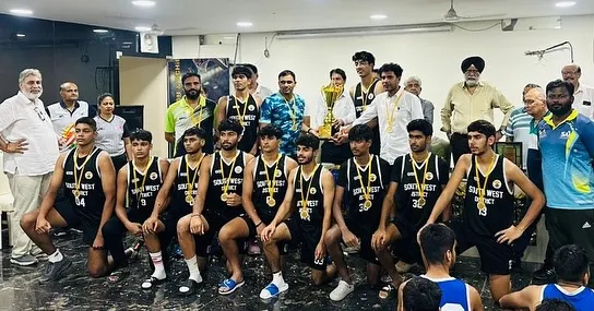 A proud moment as our students Devansh and Parth, along with alumni, clinched the 1st position in the Under-19 State Basketball Tournament. This is what hours of practice and teamwork look like.