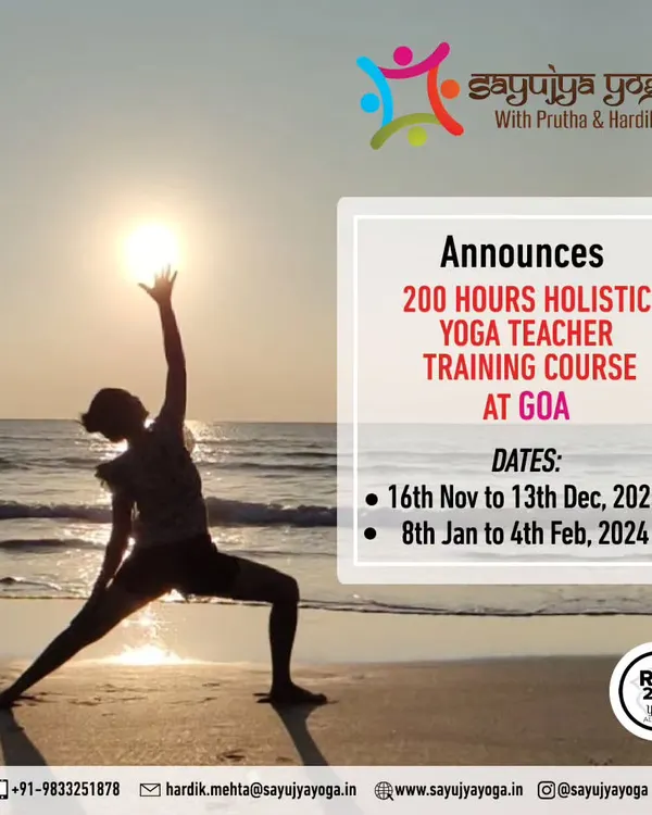 It's time for Goa! Announcing our 200-Hour Holistic Yoga Teacher Training Course in picturesque South Goa. Join us for 28 days of sun, sand, and sadhana.