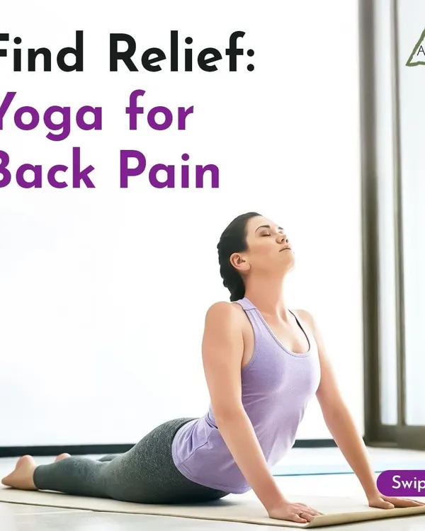 If you suffer from back pain, yoga can offer significant relief. This image of a gentle backbend shows one of the many ways we approach a pain-free life.