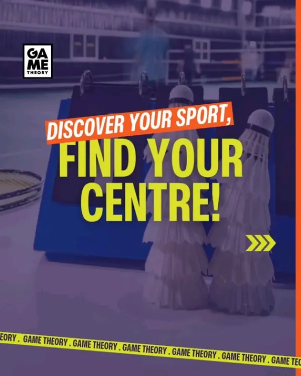 Discover your sport, find your center. This graphic is your invitation to explore all that Game Theory has to offer across Bengaluru.