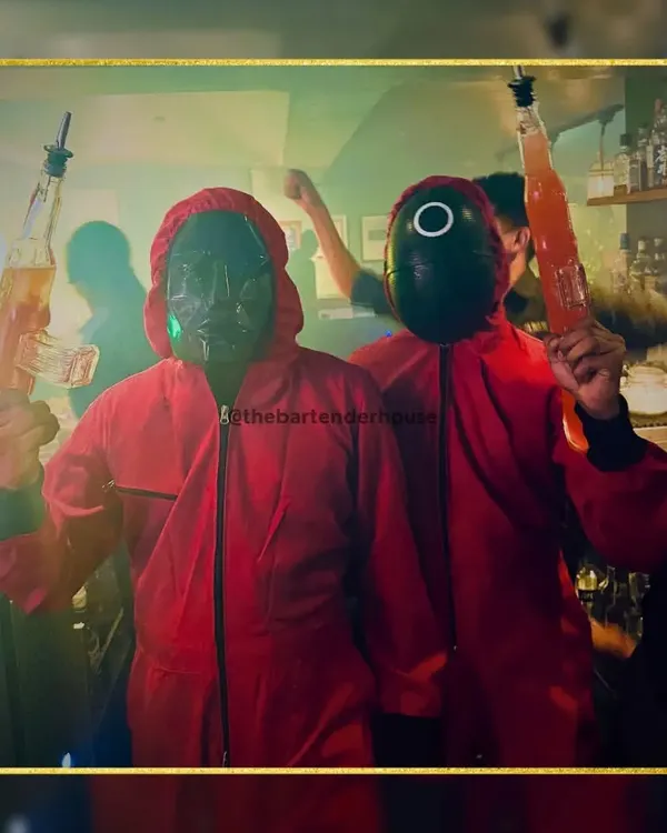 Bringing the thrill of 'Money Heist' to your party. Our team is ready with themed costumes and drink guns to execute a perfect heist of flavor and fun.