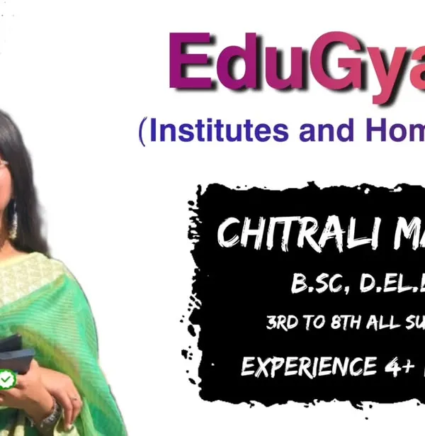 We welcome Chitrali Ma'am to our team. With a B.Sc and D.El.Ed, she specializes in teaching all subjects for students from 3rd to 8th grade and brings valuable experience to our platform.
