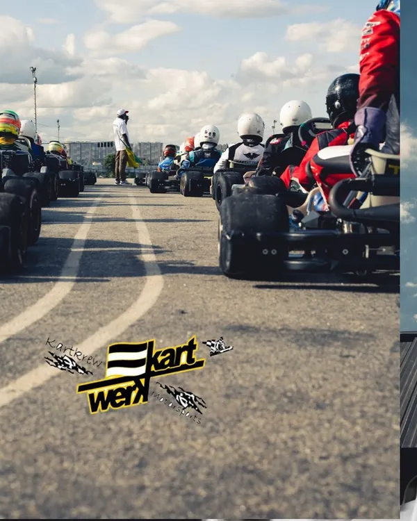 A collage from Round 1 of the 2024 Rotax championship, capturing the atmosphere on the starting grid and the focus of our drivers.