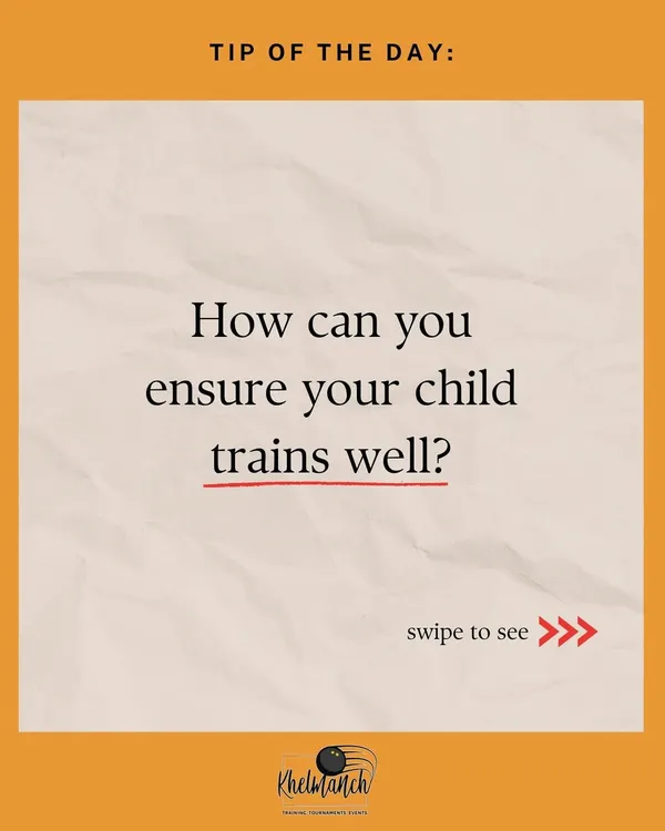 A tip for sports parents: how can you ensure your child trains well? We believe in a partnership where parents provide support and encouragement, while trusting the coach with technical guidance.