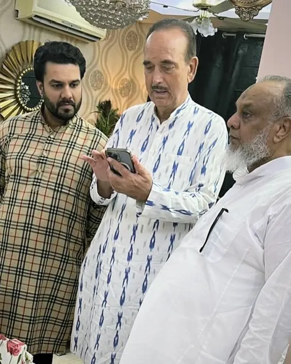 In conversation with Mr. Ghulam Nabi Azad. Listening to diverse perspectives helps me build more robust legal strategies.
