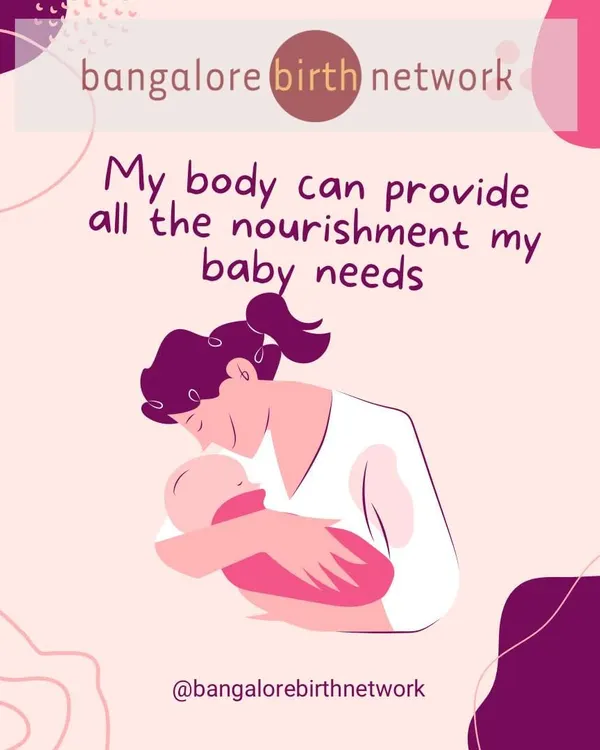A positive affirmation for all mothers: "My body can provide all the nourishment my baby needs." Believe in yourself and your body's ability. We are here to support you with any challenges you face on your breastfeeding journey.