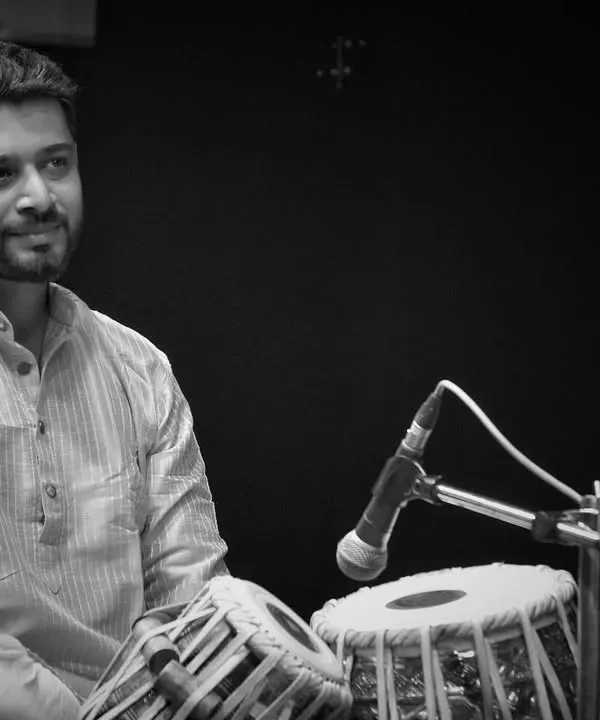 A black and white candid shot from a concert. Sometimes joy says something that happy can't.