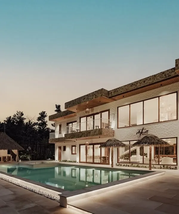This Balinese-inspired villa represents my passion for creating serene, luxurious escapes. I designed this home to blend seamlessly with its natural surroundings, featuring a stunning pool and open living spaces that invite tranquility and relaxation.