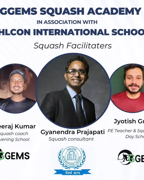 Introducing our dedicated team of squash facilitators at Ahlcon International School. We provide both day school and evening school coaching to fit every student's schedule.