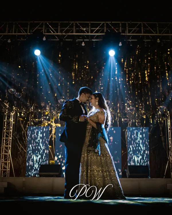 Bold beats, bright lights, and a whole lot of shimmer. This Sangeet night was electric, with a custom stage, dynamic lighting, and a dance floor that was packed all night.
