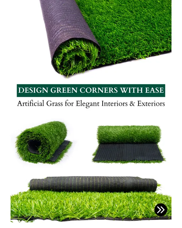 Design green corners with ease using my premium artificial grass. It's a zero-maintenance solution that provides an elegant, always-fresh look for homes, offices, balconies, and gardens.