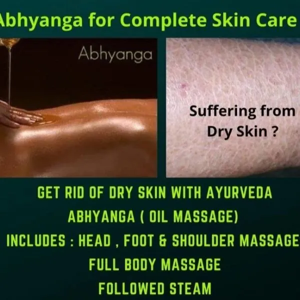 If you suffer from dry, flaky skin, Abhyanga is the solution. This full-body Ayurvedic oil massage includes detailed attention to the head, feet, and shoulders, followed by a steam treatment to help the medicated oils penetrate deeply and nourish the skin.