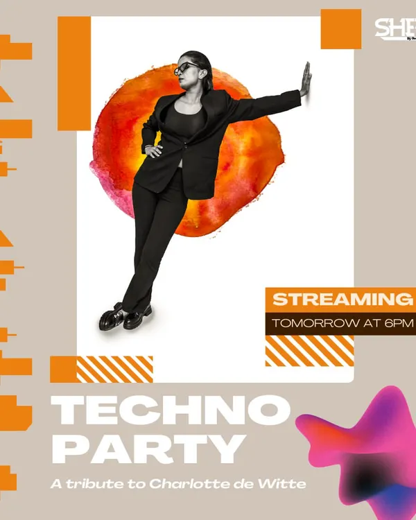 Announcing a Techno Thursday streaming party, featuring a tribute mix to the incredible Charlotte de Witte. I love sharing the music of artists who inspire me.