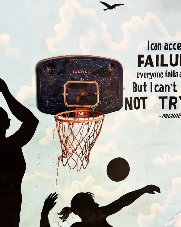 "I can accept failure, everyone fails at something. But I can't accept not trying." This Michael Jordan quote on our wall is a constant reminder that effort is everything.