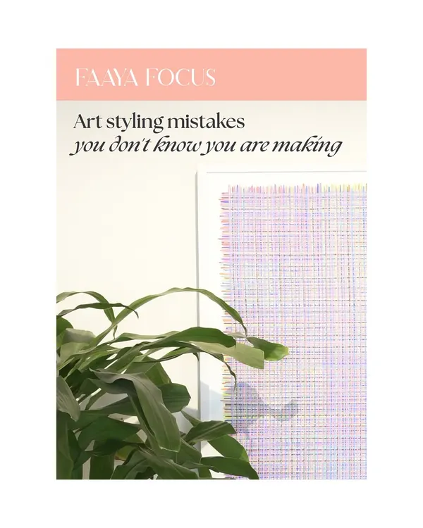 Art styling mistakes you don’t know you are making. This post is the cover for a mini-guide where I break down the most common decor pairing mistakes and how to fix them in minutes. It’s about creating a seamless flow between your art and your accents.