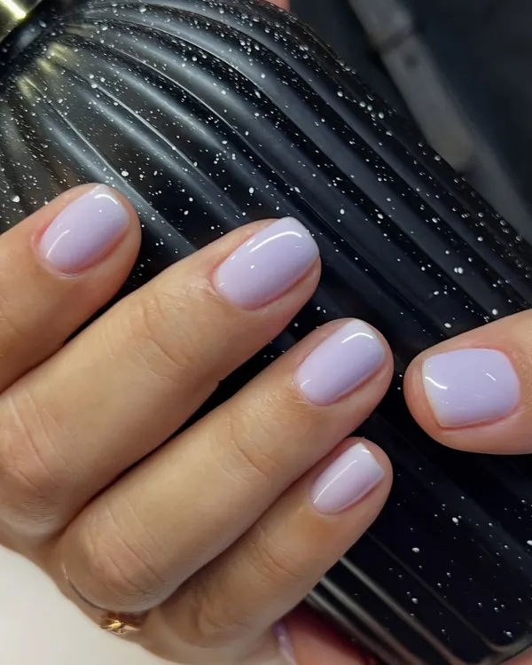 This is the result of a perfect Russian manicure. Notice how clean and flawless the cuticle line is. This technique ensures your gel polish lasts longer and grows out beautifully.
