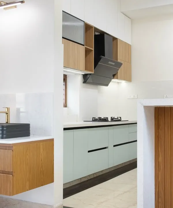 I'm obsessed with how this sage green kitchen turned out. The clean lines, ample storage, and beautiful color palette prove that practical can also be pretty.