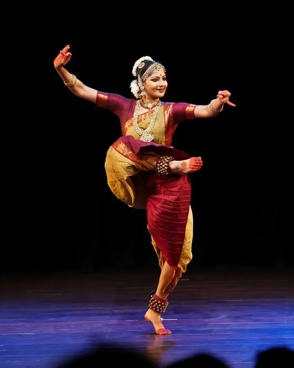 This is the essence of my solo performance. A moment of complete surrender to the rhythm and story, captured on stage where I feel most alive.