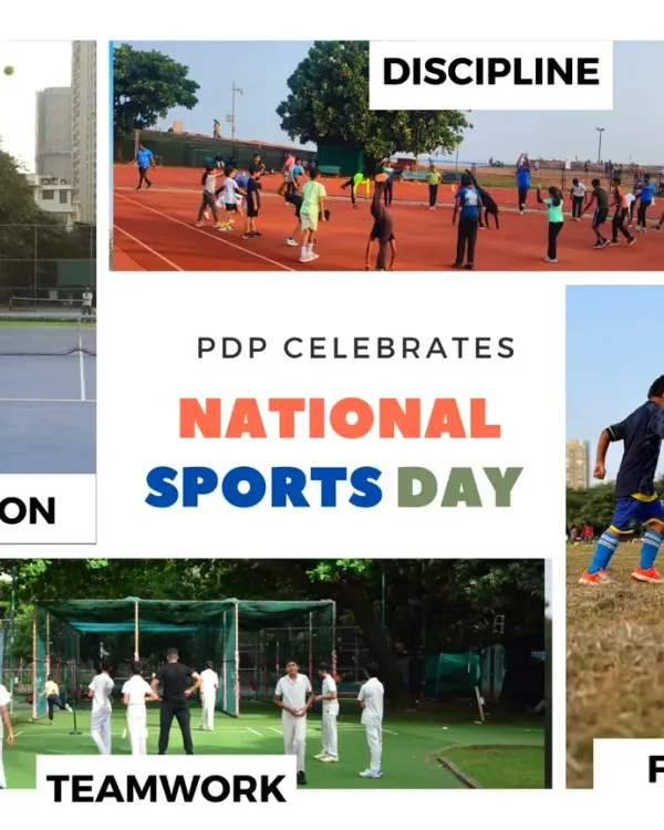 On National Sports Day, I celebrate the values that sports teach us: passion, discipline, teamwork, and fun. This collage represents the diverse sporting spirit of the PDP family.
