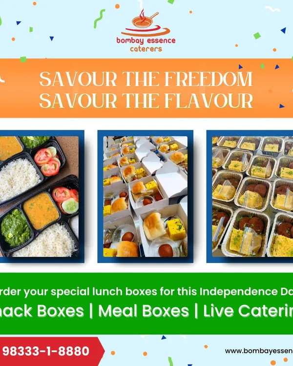 Celebrate Independence Day with our special meal boxes, snack boxes, and live catering services. We offer a variety of flavorful options to make your national holiday celebration delicious.