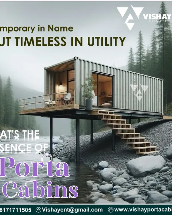This is the kind of dream I build. A modern, prefabricated cabin placed in the perfect spot, whether it's by a river, on a hill, or in your own backyard. I make these 'chalte-phirte ghar' so you can live wherever you want, without the long wait of traditional construction.