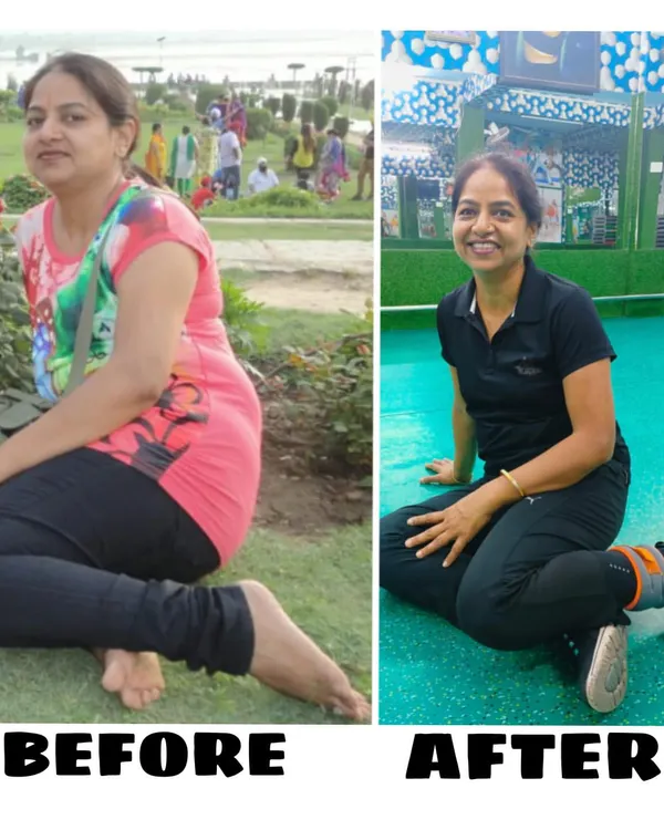 Look at this amazing transformation. With a combination of targeted workouts and nutrition guidance, she completely changed her physique and health. This is the result of small, consistent efforts every single day.