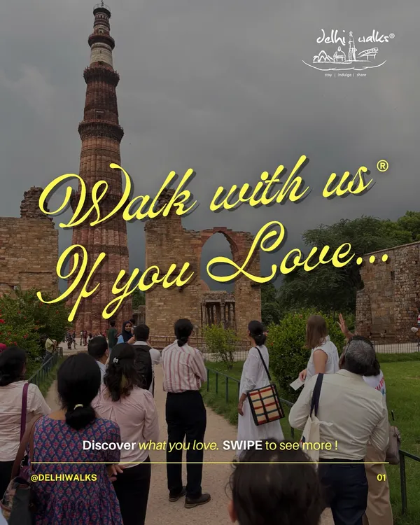 Walk with us if you love... discovering what you love. This is the start of a series that shows how our walks cater to every passion, from history to food to architecture.