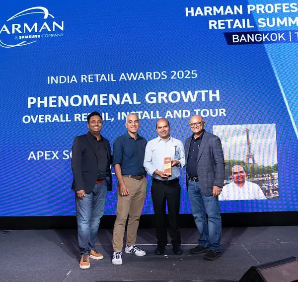 We were honored to receive the 'Phenomenal Growth' award on stage at the Harman Professional Retail Summit in Bangkok. This award from a global industry leader validates our position as a top-tier event production partner.