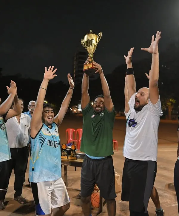 The moment it all pays off. Pure joy, teamwork, and the thrill of victory as the champions lift the trophy at Hooplah '25. This is what we play for.