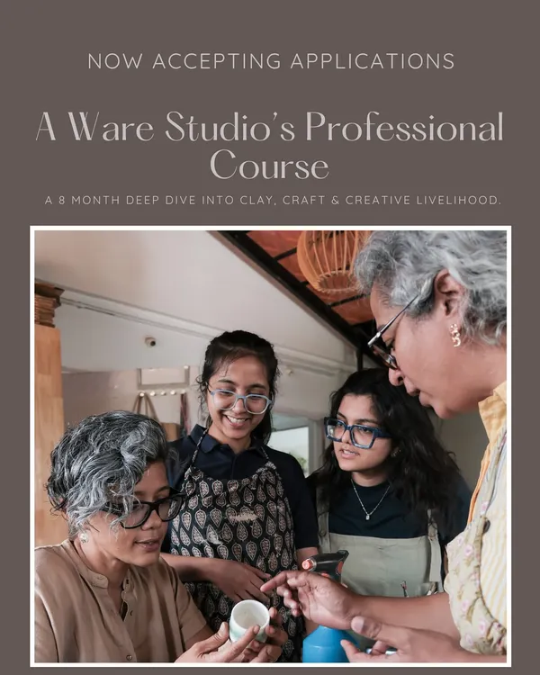 An announcement for our 8-month deep dive into clay, craft, and creative livelihood. This is where a serious studio practice begins for aspiring professional potters.