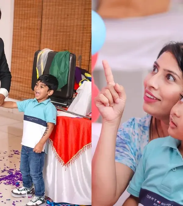 The wonder of magic! A young guest is captivated by a magician performing a trick with doves. We arrange for professional entertainers to ensure all the children at the party are amazed and delighted.