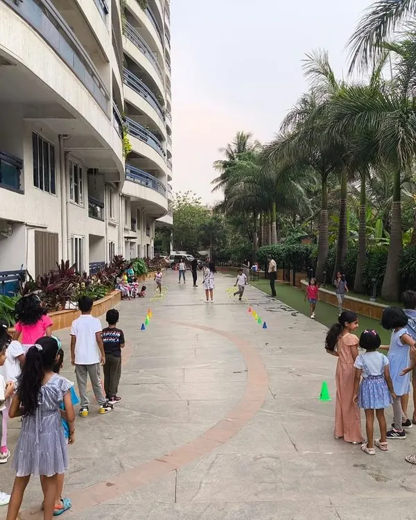Parties at your doorstep, literally! We transformed this building's driveway into a fun-filled game zone for a birthday party.