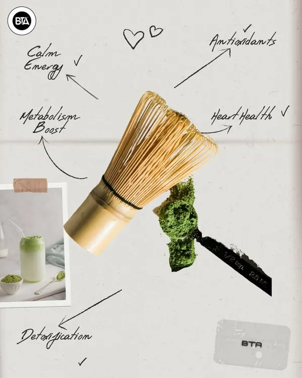Matcha is a superfood powerhouse. We teach its benefits, from providing calm energy and a metabolism boost to being rich in antioxidants.