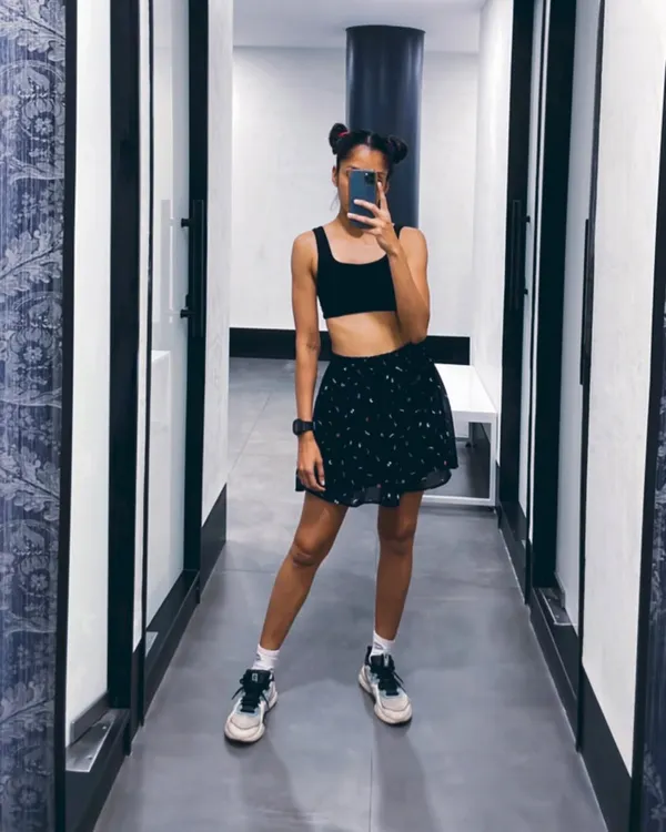 This picture was taken minutes before a spin session, ready to own my power. My journey on the bike has been one of finding my voice after a time when I felt I had lost it. I love the person I am becoming.