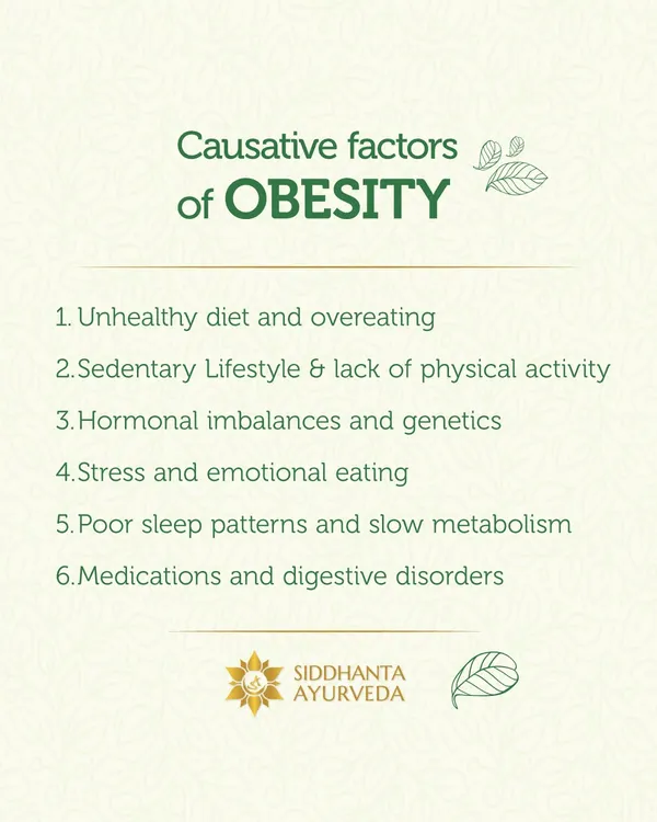 Understanding the causative factors of obesity is the first step to managing it. I look beyond diet to address hormonal imbalances, stress, and poor sleep, offering a holistic Ayurvedic solution for weight management.
